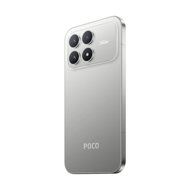 POCO F8 Pro 5G 12 GB RAM 256 GB Argento Titanio - Snapdragon 8 Elite, Schermo 6,59'' 2K, Batteria 6210 mAh, Tripla Fotocamera 50MP