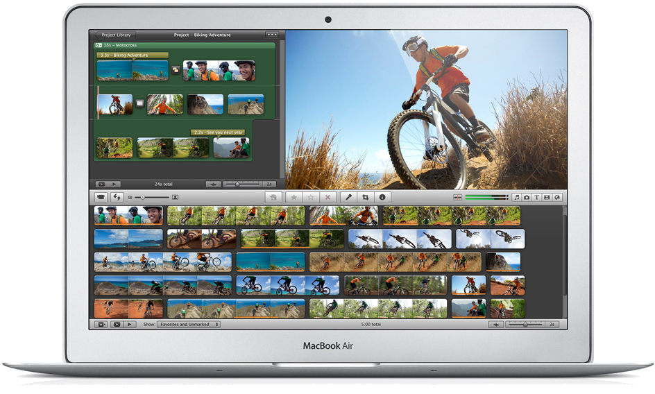 Apple MacBook Air Ordinateur portable 29,5 cm (11.6 ) HD Intel Core i5 4 Go LPDDR3-SDRAM 128 Go Flas