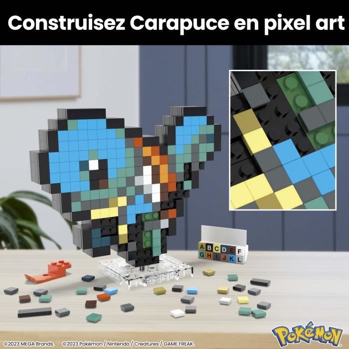 -Pokémon-Carapuce-Coffret de construction rétro 367 pieces -  Pokémon - HTH77 - Neuf