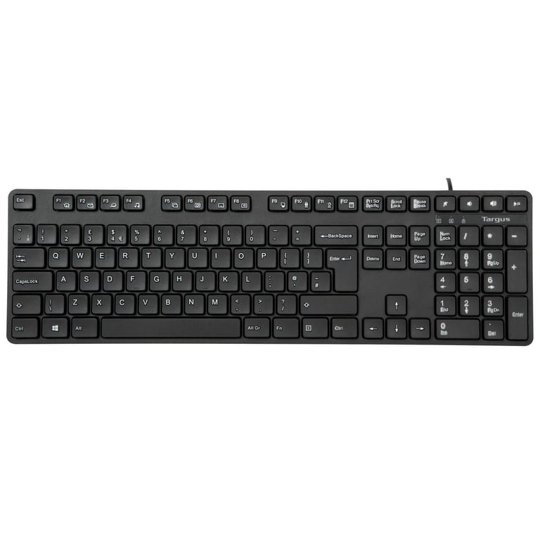 Targus Clavier appareil compact antimicrobienne sans fil Bluetooth 5.1 QWERTY Espagnol - vue 5