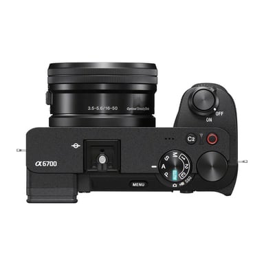 SONY ALPHA 6700 NOIR + 16-50 + Sac + SD 8 Go