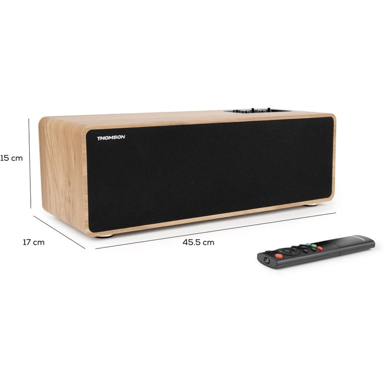 Enceinte bluetooth - THOMSON - Bois et noir - Excellent état