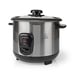 Nedis Olla Arrocera 400W Antiadherente con Bol Extraíble 1L Negro / Plateado