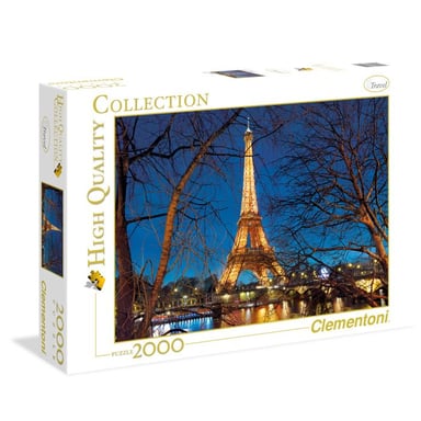 Clementoni Puzzle 2000 pièces : Tour Eiffel illuminée - vue 5