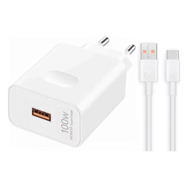Adaptateur secteur Honor SuperCharge 100 W blanc