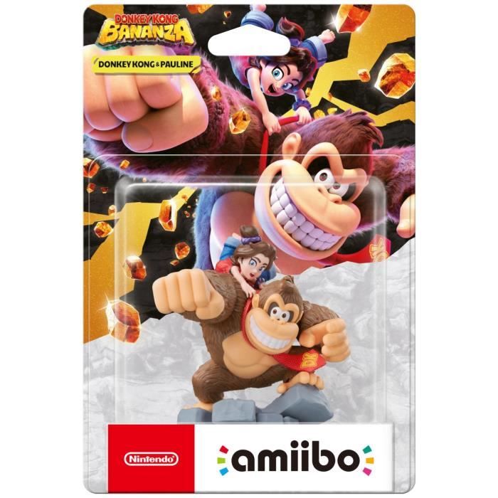 Figurine Amiibo Donkey Kong & Pauline • Collection Donkey Kong - vue 5