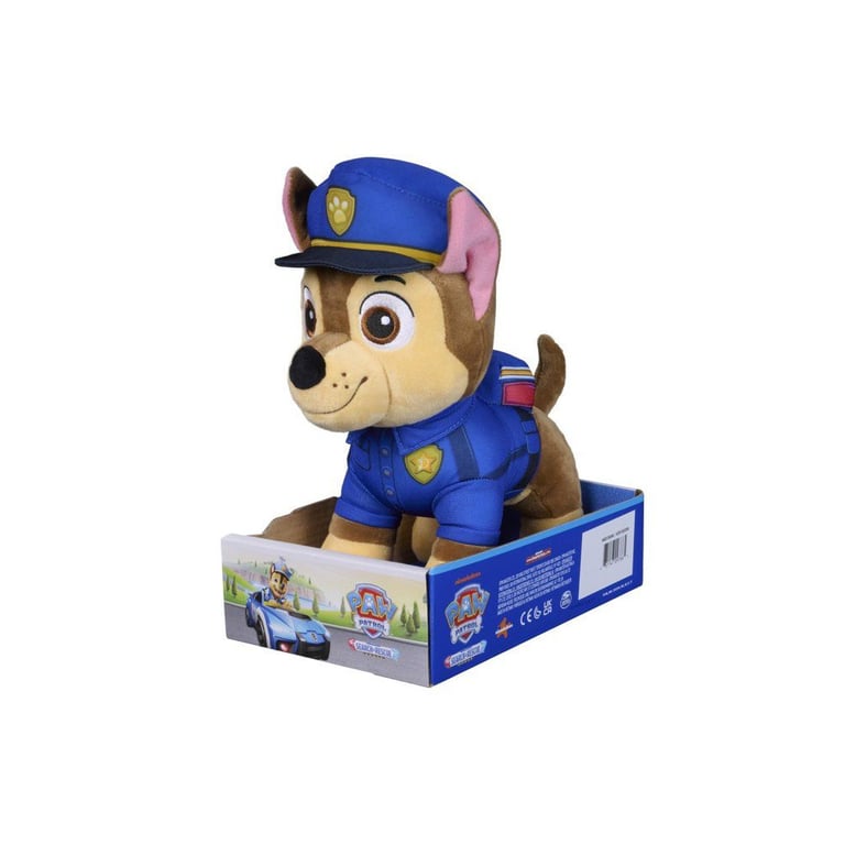 Peluche PAW Patrol Chase 6075046 – Mission Détectives, Lavable en Surface - vue 8