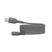 WE Cavo USB-Micro USB intrecciato in nylon e kevlar ultraresistente, 1 metro, certificato MFi, ricarica e sincronizzazione dati - grigio