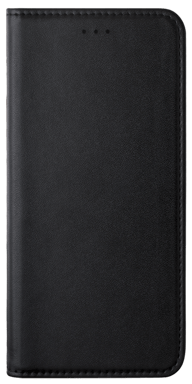 Coque clapet folio avec fente pour cartes & support pour Samsung Galaxy J6 2018 , Noir