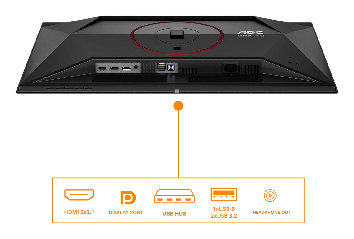 AOC G4 Q27G4ZDR écran plat de PC 67 3 cm 26.5 2560 x 1440 pixels Quad HD QD OLED Neuf - vue 2