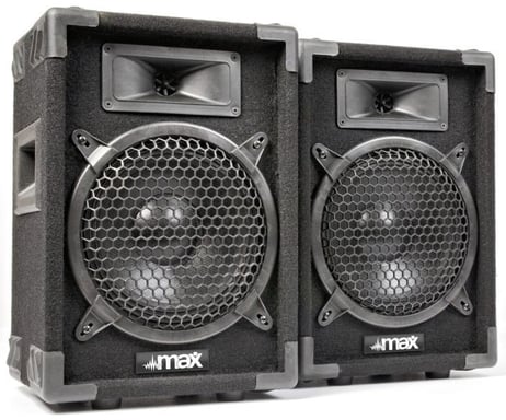 MAX Music MAX8 2-voies Noir Avec fil 400 W