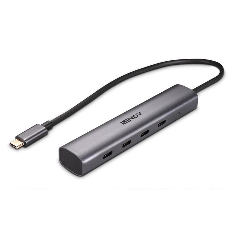 Lindy 43384 hub & concentrateur USB Type C 10000 Mbit/ Neuf