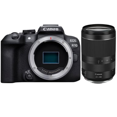 Appareil photo hybride Canon EOS R10 + RF 24-240mm F4-6.3 IS USM + Ebook ''20 astuces pour des images qui claquent''