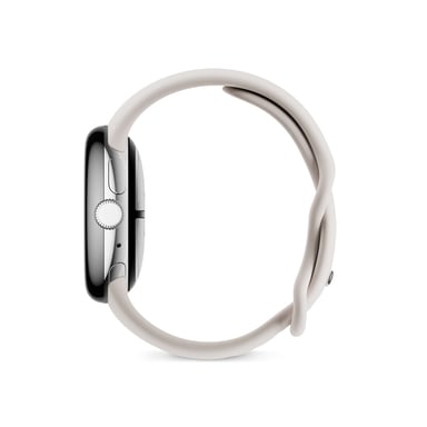 Google Pixel Watch 2 AMOLED 41 mm Numérique Écran tactile Argent Wifi GPS (satellite), blanc