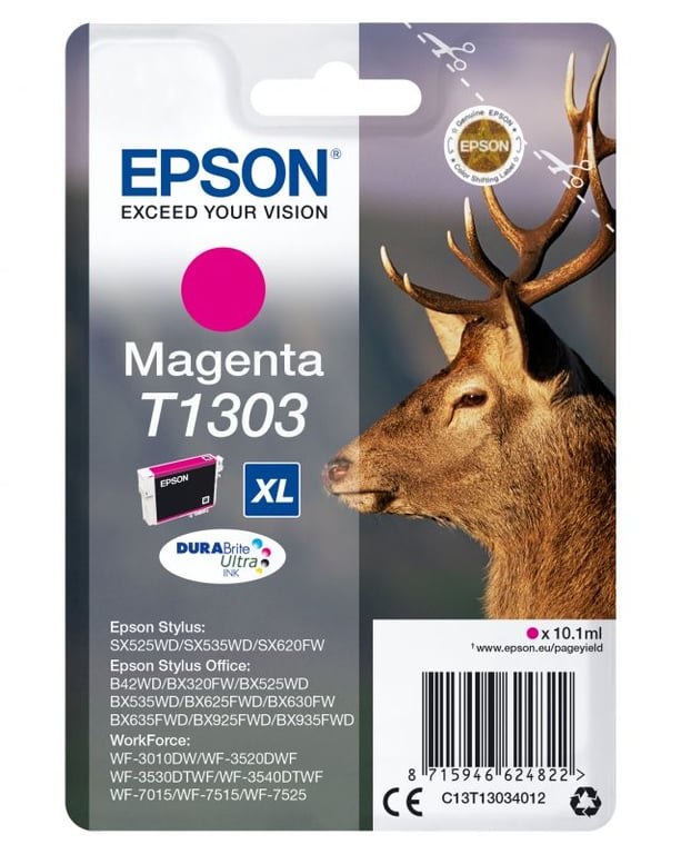 Epson T1303 Taille original emballage coque avec alarme radioélectrique/ acoustique cartouche d'encre pour Stylus Office BX535 BX630 BX635 BX935 WorkForce WF 3520 3530 3540 7015 7515 7525 - vue 3