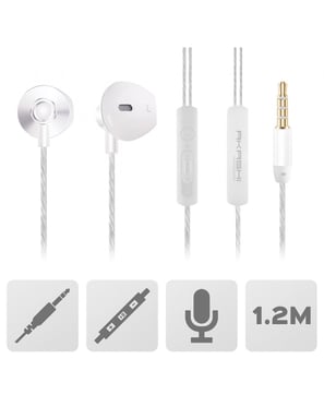 Altadif ALTKITPIETAP Cuffia cablata per chiamate/musica Bianco