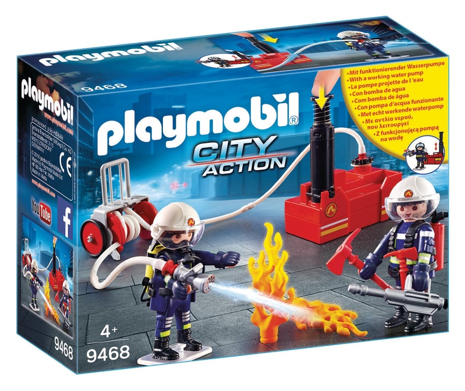 Playmobil 9468 Pompiers Avec Matériel D'incendie - vue 2