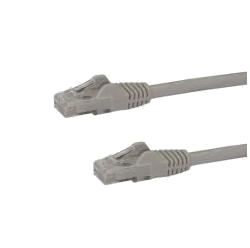 STARTECH Câble Ethernet Cat 6 1,5 m - 100% Cuivre - Gris