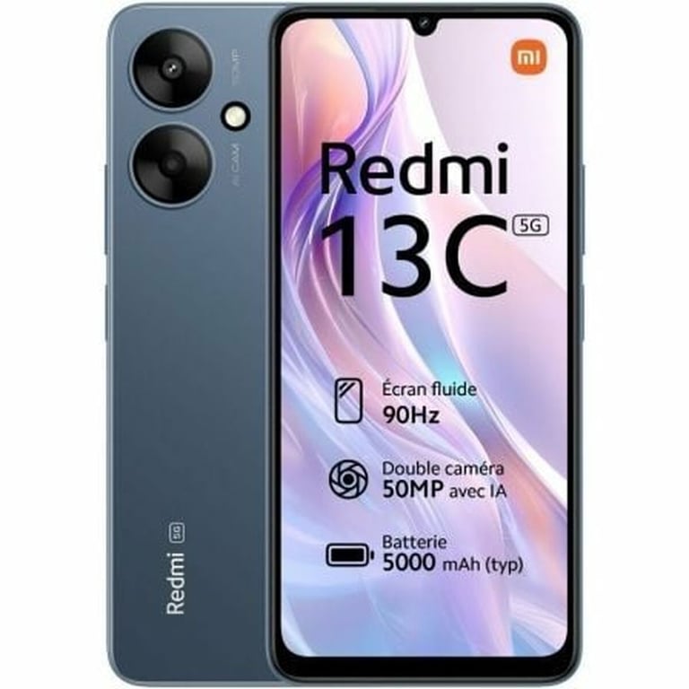 Xiaomi Redmi 13C (5G) 128 Go, Bleu, Débloqué - Neuf