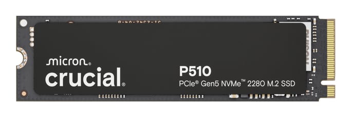 Crucial P510 SSD 1TB PCIe 5.0 NVMe 11000 MB-s