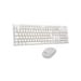 Pack clavier souris filaire BLUESTORK Media Office AZERTY avec 15 touches multimédias Blanc