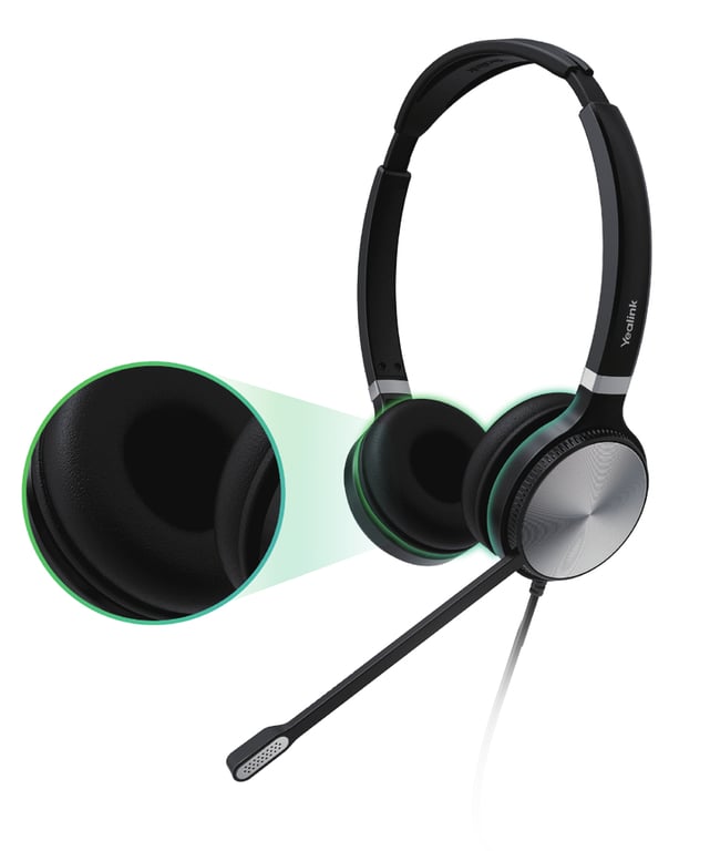 Casque Yealink UH36 Dual – Avec Fil, USB Type A, Bureau/Centre d'Appels - vue 2