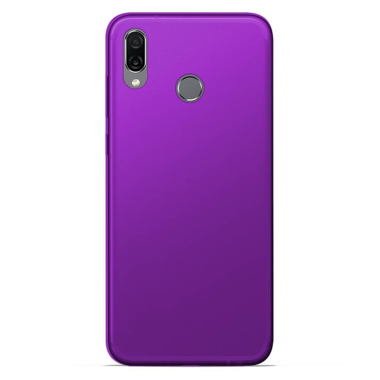 Coque silicone unie compatible Givré Violet Huawei Honor Play - 1001 coques