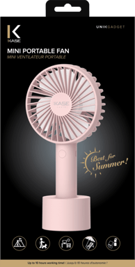 Mini Ventilateur Portable, Rose Sable