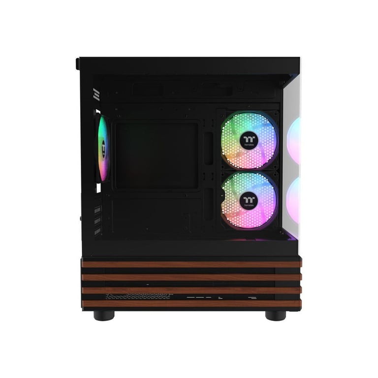 Boîtier PC mini tour Thermaltake View 170 WS ARGB Micro-ATX/Mini-ITX 3 ventilateurs ARGB Verre trempé Noir - Neuf