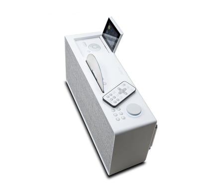 Pure 00-12130-00 altavoz portátil o de fiesta Altavoz monofónico portátil Gris, Blanco 100 W