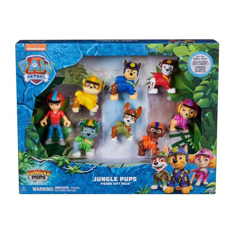 Coffret Multipack Figurines Jungle Pups de La Pat' Patrouille - Neuf