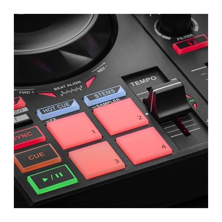 Contrôleur DJ Hercules DJ Control Inpulse 200 MK2 – USB, Logiciels Inclus - vue 3