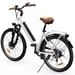 Vélo électrique urbain iScooter Ucitys, batterie 36 V 13 Ah, contrôle via application - Blanc