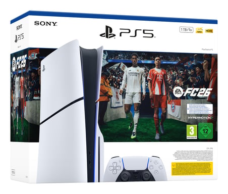 Pack PS5 Slim & EA SPORTS FC 26 - Console de jeux PlayStation 5 Slim 1 To (Standard)