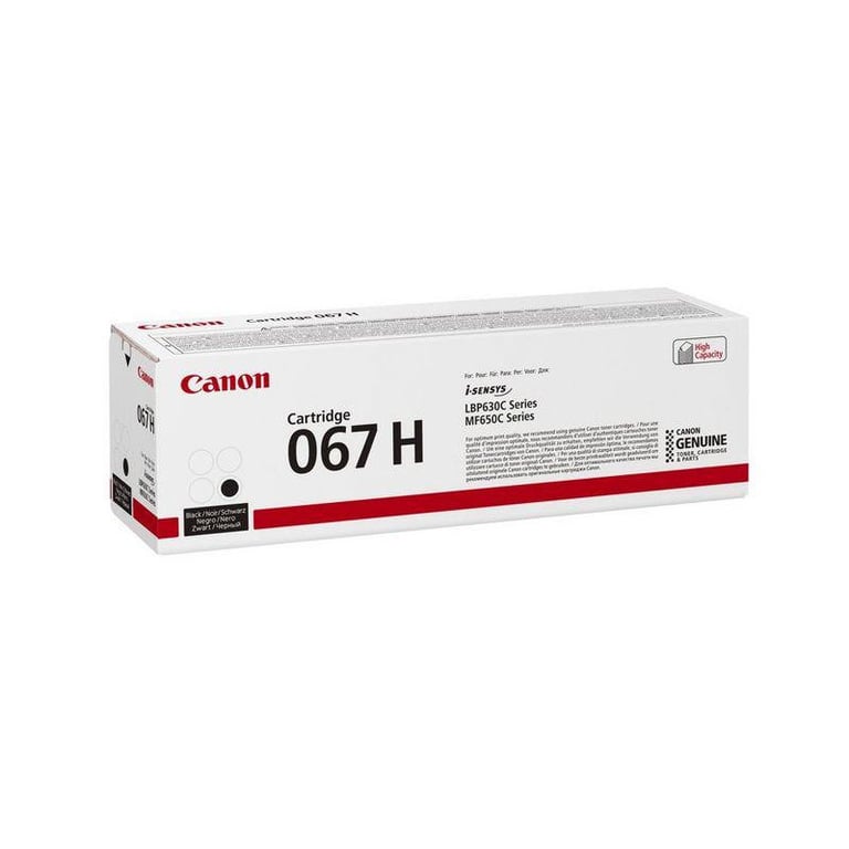 Toner noir d'origine Canon 067H - 5106C002 [Pag-3130] - Neuf