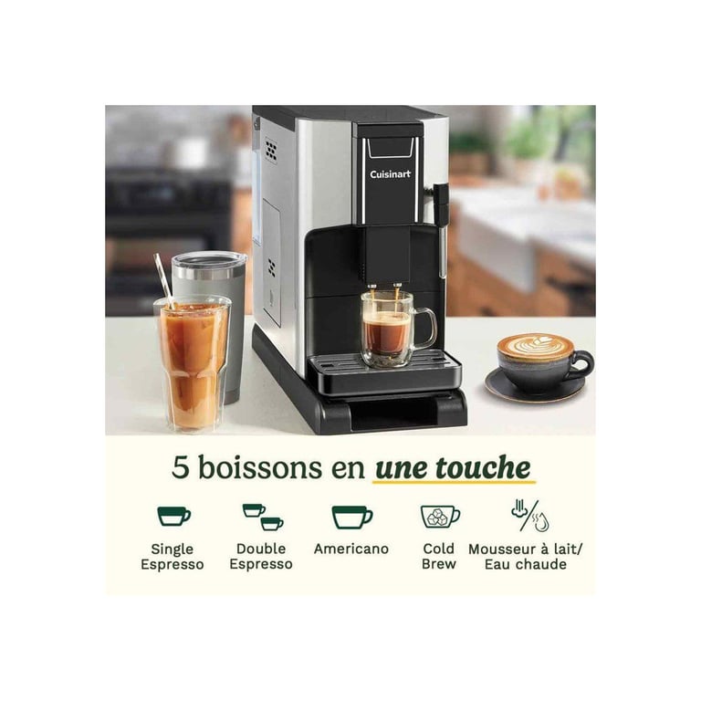 Machine À Café Cuisinart EM550E – 15 Bars, 1,5 L, Entièrement Automatique - vue 7