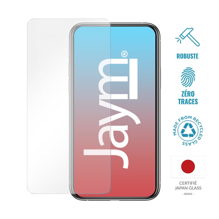 JAYM - Vetro protettivo premium per Apple iPhone 14 Pro - Piatto 2.5D - 9H ultra resistente rinforzato - Qualità Asahi Premium