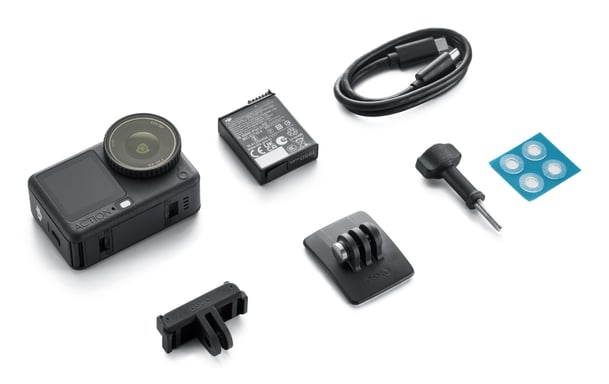 DJI Osmo Action 6 Standard Combo caméra pour sports d'action 38 MP 4K Ultra HD CMOS 25,4 / 1,1 mm (1 / 1.1'') Wifi 149 g