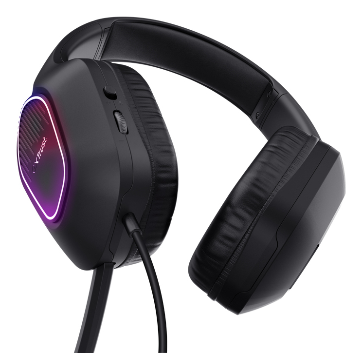 Trust GXT 416 ZIROX Casque Avec fil Arceau Jouer USB Type-A Noir - Neuf