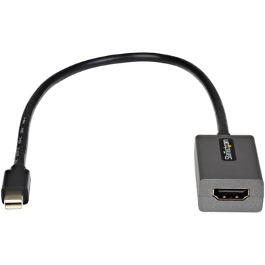 StarTech.com Adaptador Mini DisplayPort a HDMI - 1080p - Monitor/pantalla mDP 1.2 a HDMI - Dongle Convertidor Mini DP a HDMI - Cable de 30cm - Versión