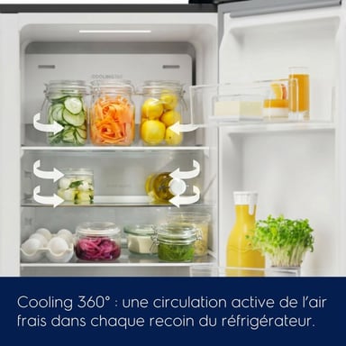 Réfrigérateur américain Electrolux EAT6ME53U0 No Frost 532 L 2 portes Argent 39 dB Classe C
