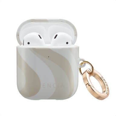 Selencia Coque Vivid pour Apple AirPods 1 / 2 - Desert Waves Beige