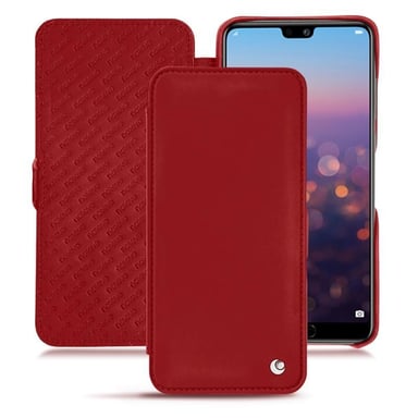 Housse cuir Huawei P20 Pro -  - Rouge - Cuir lisse