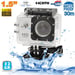 Caméra Sport Étanche 30 M Caméra D'Action Waterproof Full HD 1080P Argent 32 Go YONIS