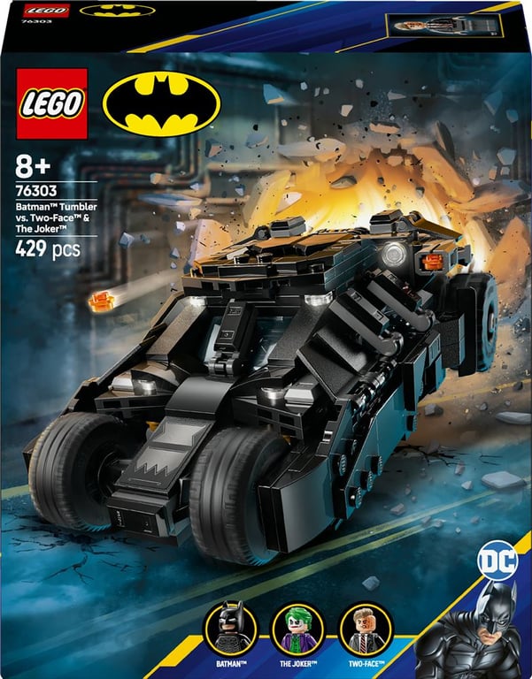 Super Heroes 76303 La Batmobile Tumbler de Batman contre Double-Face et Le Joker - Neuf