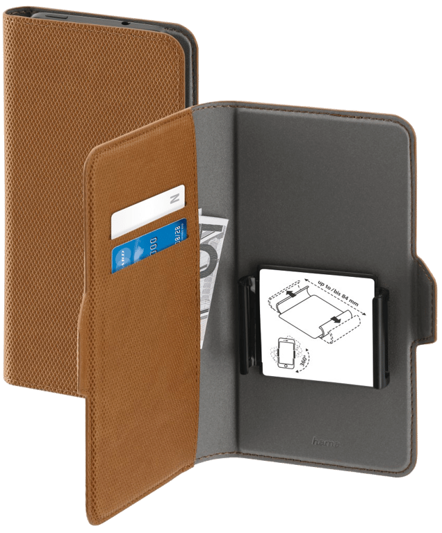 Etui portefeuille Smart Move - Rainbow , XXL (5,2 - 5,8 ), cognac