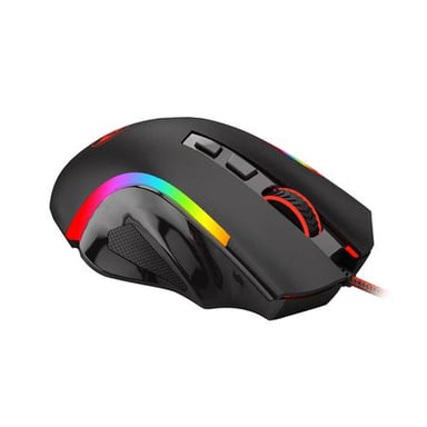 Redragon GRIFFIN Gamer Mouse (M607) 8 botones, 7200 DPI, óptico, USB con cable, retroiluminación LED