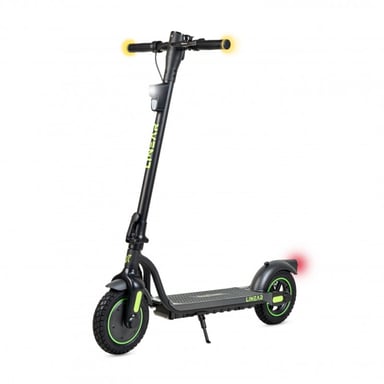 Trottinette électrique – LINEAR 350 W, autonomie de 25 km, freins à disque, roues de 8,5'', éclairage LED, écran LCD – kaki