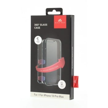 Coque de protection ''360° Glass'' pour Apple iPhone 13 Pro Max, noire