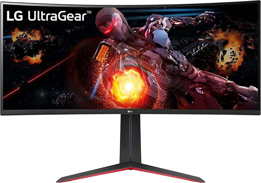 LG Ultragear™ 34GP63AP B Ecran PC Gaming 34" Dalle VA résolution QHD 3440x1440 1ms GtG 160Hz HDR 10 sRGB 99% CIE1931 AMD FreeSync Premium inclinable HDMI 2.1 2 Haut parleurs intégrés